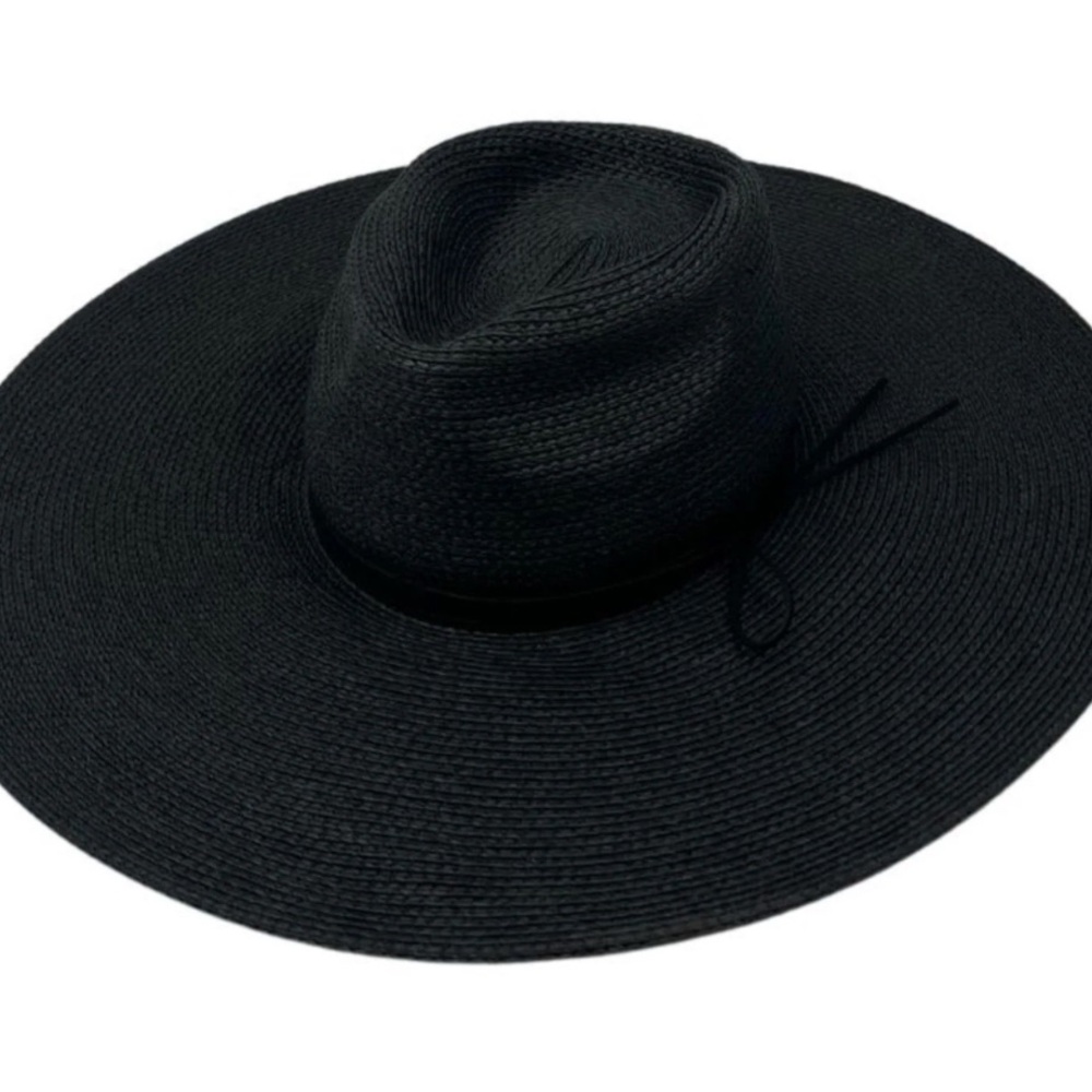 Elegant Black Hat for Women Marcus Adler Lolita wide Brim Hat